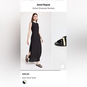 Jenni Kayne cotton crossover slide